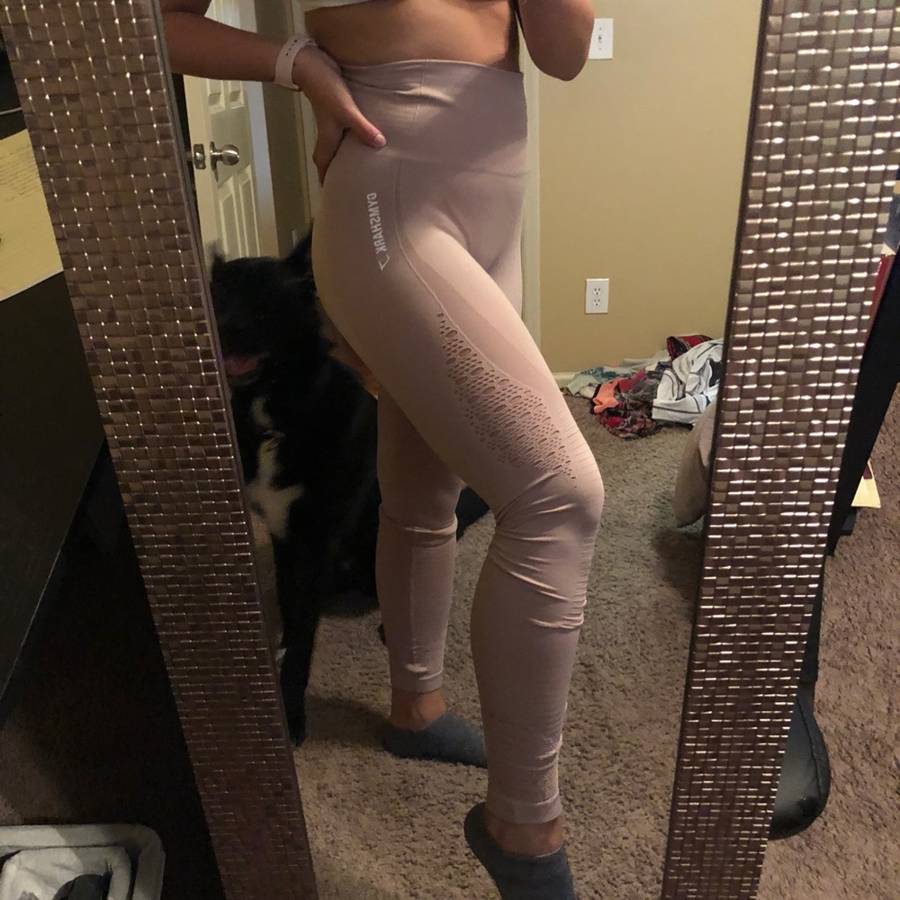 Gymshark seamless nude leggings